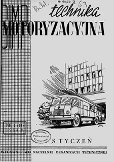 Technika Motoryzacyjna, Rok III, styczeń 1953, nr 1 (11)