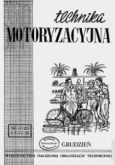 Technika Motoryzacyjna, Rok III, grudzień 1953, nr 12 (22)