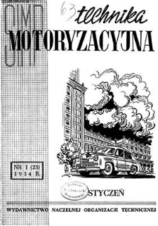 Technika Motoryzacyjna, Rok IV, styczeń 1954, nr 1 (23)