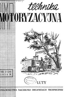 Technika Motoryzacyjna, Rok IV, luty 1954, nr 2 (24)