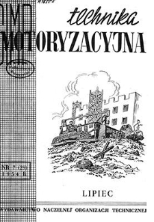 Technika Motoryzacyjna, Rok IV, lipiec 1954, nr 7 (29)