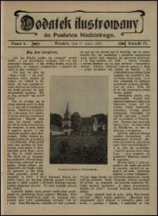 Dodatek Ilustrowany do Posłańca Niedzielnego. R. 4 (1907), nr 3