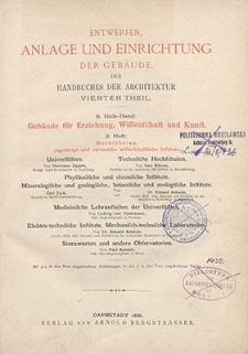 Hochschulen, zugehörige und verwandte wissenschaftliche Institute