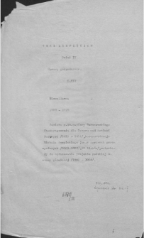 Teki Łempickich. Miscellanea z lat 1889-1930. M.in. papiery Warszawskiego Stowarzyszenia dla Dozoru nad Kotłami Parowymi z lat 1913-1914, korespondencja Michała łempickiego (jun.) w sprawach zawodowych z lat 1921-1922, materiały do opracowania projektu polskiej ustawy górniczej z lat 1923-1924.