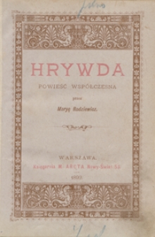 Hrywda : powieść wsp&oacute;łczesna