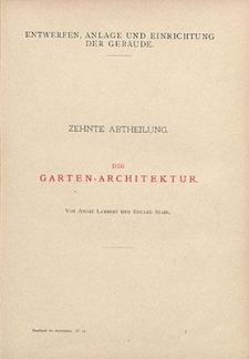 Die Garten-architektur