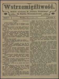 Wstrzemięźliwość : dodatek miesięczny do &bdquo;Posłańca Niedzielnego&rdquo; dla Bractwa Wstrzemięźliwości. R. 9 (1908), nr 2