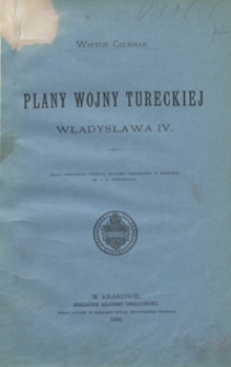 Plany wojny tureckiej Władysława IV