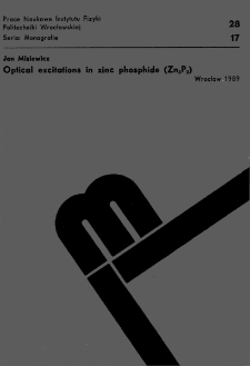 Optical excitations in zinc phosphide (Zn3P2)