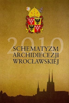 Schematyzm Archidiecezji Wrocławskiej. 2010
