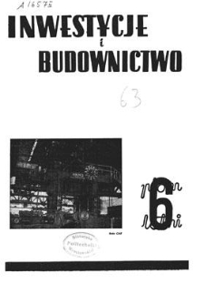 Inwestycje i Budownictwo, Rok III, luty 1953, nr 2