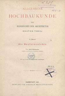 Die Bauformenlehre