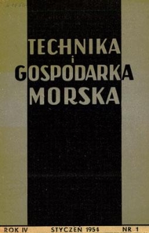 Technika i Gospodarka Morska, Rok IV, styczeń 1954, nr 1 (31)