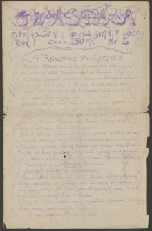 Swastyka : dwutygodnik uczniowski. 1922, R.1 nr 2