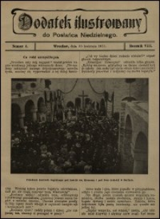 Dodatek Ilustrowany do Posłańca Niedzielnego. R. 8 (1911), nr 4
