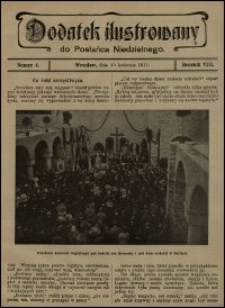 Dodatek Ilustrowany do Posłańca Niedzielnego. R. 8 (1911), nr 4