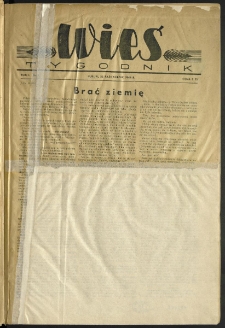 Wieś. 1944, R.1 nr 3