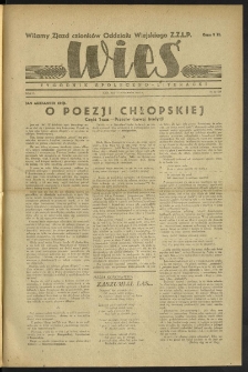 Wieś. 1945, R.2 nr 12 (19)