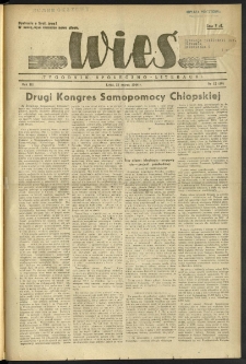 Wieś. 1946, R.3 nr 12 (40)