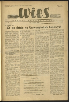 Wieś. 1946, R.3 nr 13 (41)