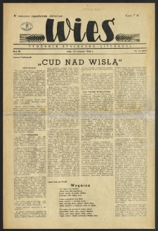 Wieś. 1946, R.3 nr 32 (60)