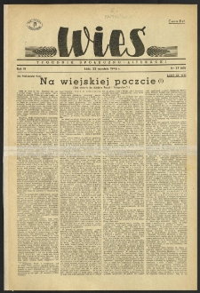 Wieś. 1946, R.3 nr 37 (65)