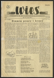 Wieś. 1946, R.3 nr 38 (66)