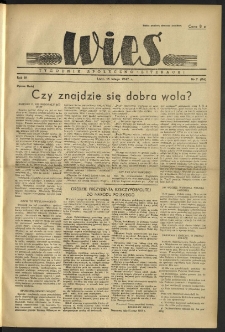 Wieś. 1947, R.4 nr 7 (86)