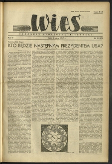 Wieś. 1947, R.4 nr 10 (89)