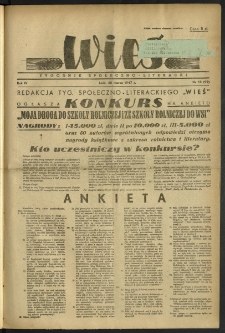 Wieś. 1947, R.4 nr 13 (92)