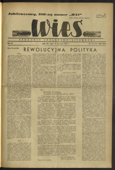 Wieś. 1947, R.4 nr 21-22 (100-101)