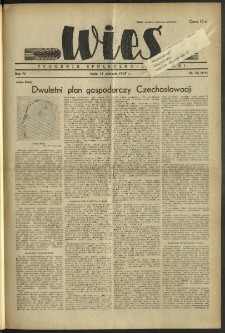 Wieś. 1947, R.4 nr 32 (111)
