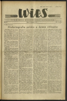 Wieś. 1947, R.4 nr 33 (112)