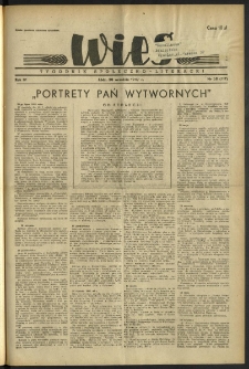 Wieś. 1947, R.4 nr 38 (117)