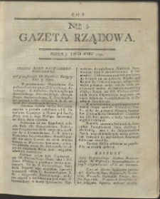 Gazeta Rządowa. R. 1794 Nr 5