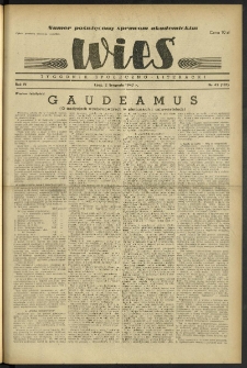 Wieś. 1947, R.4 nr 42 (121)