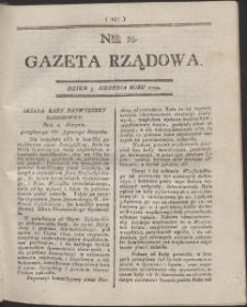 Gazeta Rządowa. R. 1794 Nr 35