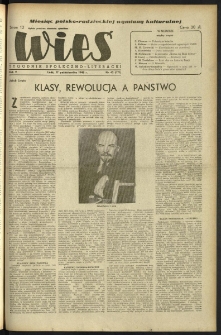 Wieś. 1948, R.5 nr 42 (171)
