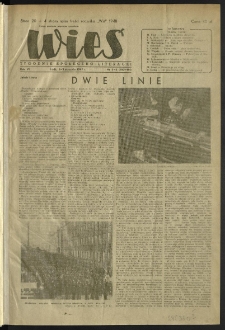 Wieś. 1949, R.6 nr 1-2 (180-181)