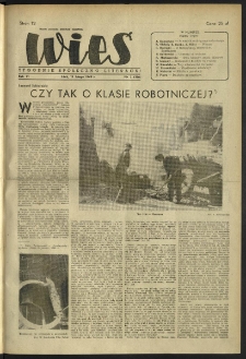 Wieś. 1949, R.6 nr 7 (186)