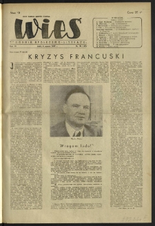 Wieś. 1949, R.6 nr 10 (189)