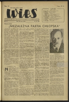 Wieś. 1949, R.6 nr 13 (192)