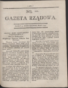 Gazeta Rządowa. R. 1794 Nr 101