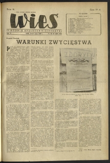 Wieś. 1949, R.6 nr 30-31 (209-210)