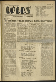Wieś. 1949, R.6 nr 33-34 (212-213)