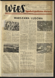 Wieś. 1949, R.6 nr 37 (216)