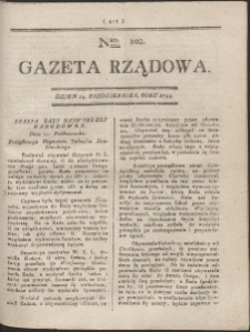 Gazeta Rządowa. R. 1794 Nr 102