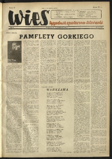 Wieś. 1949, R.6 nr 42 (221)