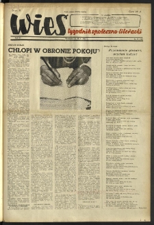 Wieś. 1950, R.7 nr 21 (252)