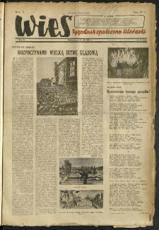 Wieś. 1950, R.7 nr 30 (261)